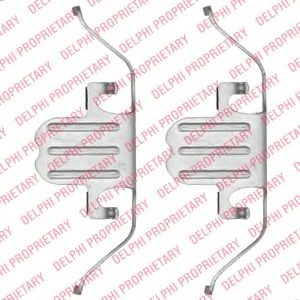 Set accesorii, placute frana BMW X1 (E84) (2009 - 2015) DELPHI LX0494 piesa NOUA