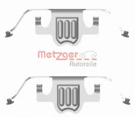 Set accesorii, placute frana BMW X6 (E71, E72) (2008 - 2014) METZGER 109-1695 piesa NOUA