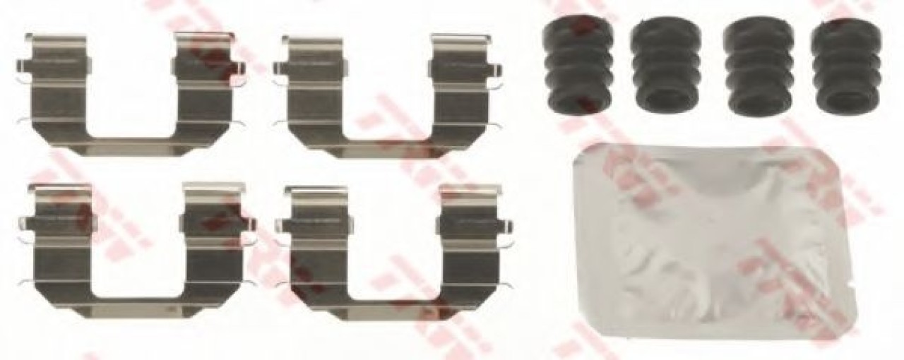 Set accesorii, placute frana CHEVROLET KALOS (2005 - 2016) TRW PFK698 piesa NOUA