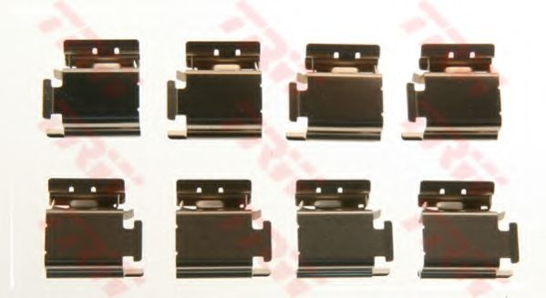 Set accesorii, placute frana CITROEN C3 I (FC) (2002 - 2016) TRW PFK413 piesa NOUA