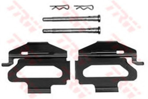 Set accesorii, placute frana CITROEN XANTIA (X2) (1998 - 2003) TRW PFK246 piesa NOUA