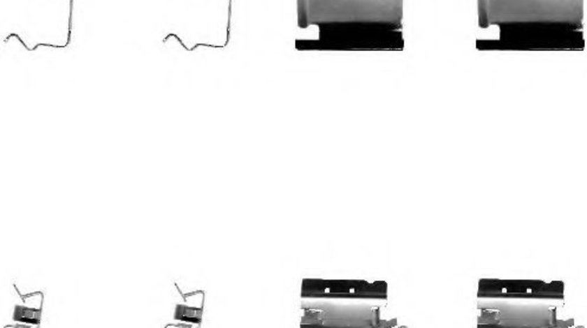 Set accesorii, placute frana CITROEN XSARA Caroserie (2000 - 2005) TEXTAR 82054200 piesa NOUA