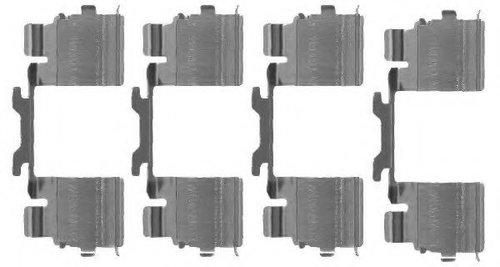 Set accesorii, placute frana FIAT DUCATO bus (250, 290) (2006 - 2016) TEXTAR 82075800 piesa NOUA