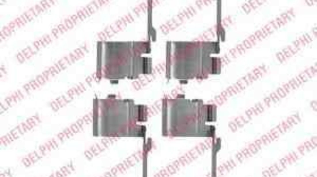 Set accesorii, placute frana FIAT DUCATO caroserie (250) DELPHI LX0479