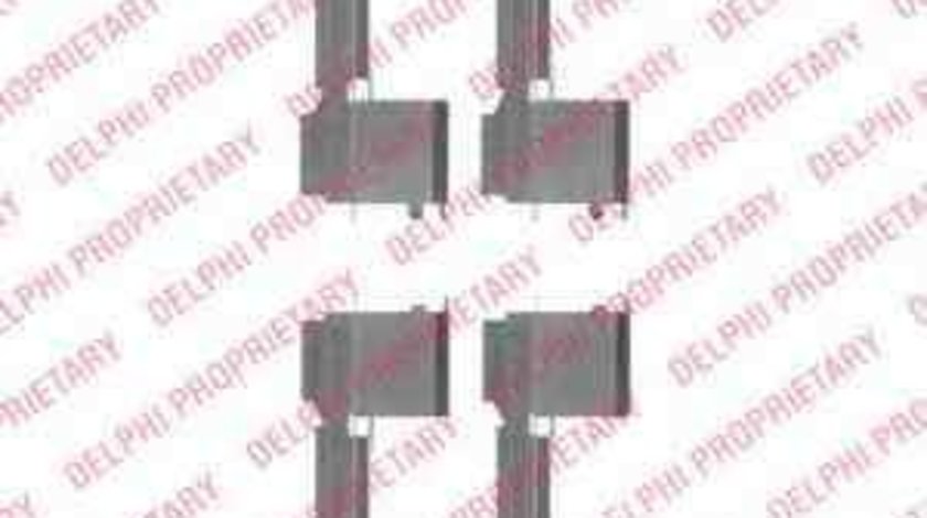 Set accesorii, placute frana FIAT DUCATO caroserie (250) DELPHI LX0478