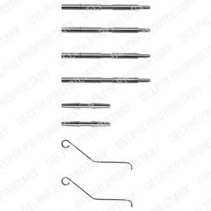 Set accesorii, placute frana FIAT DUCATO Panorama (290) (1990 - 1994) DELPHI LX0068 piesa NOUA