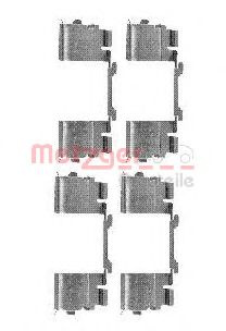 Set accesorii, placute frana FIAT DUCATO platou / sasiu (250, 290) (2006 - 2016) METZGER 109-1730 piesa NOUA