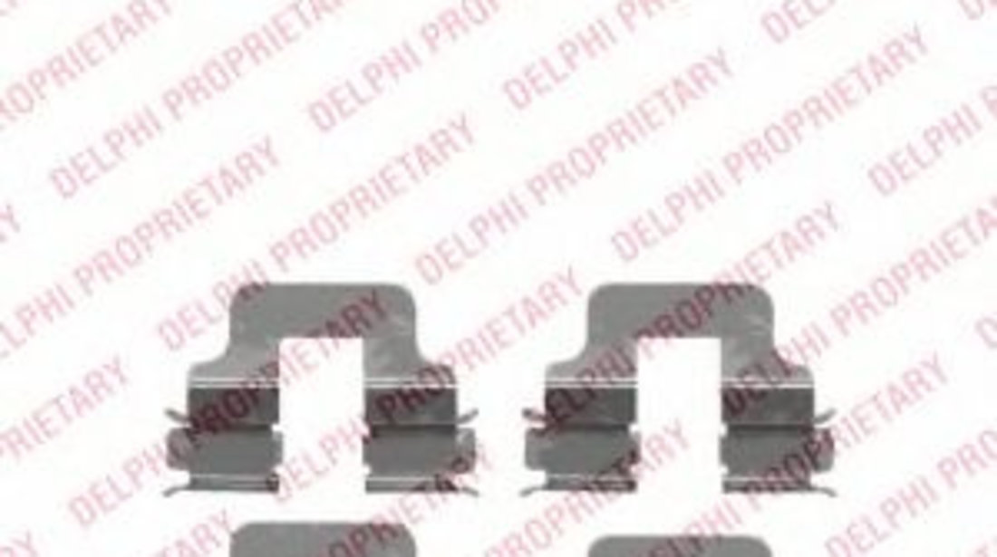 Set accesorii, placute frana FIAT IDEA (350) (2003 - 2016) DELPHI LX0342 piesa NOUA