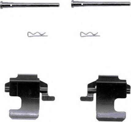 Set accesorii, placute frana FIAT PANDA Van (169) (2004 - 2016) TEXTAR 82033600 piesa NOUA