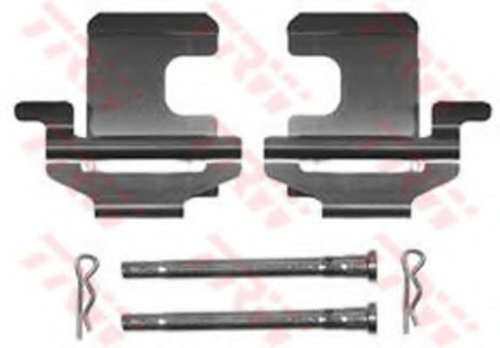 Set accesorii, placute frana FIAT PUNTO (176) (1993 - 1999) TRW PFK389 piesa NOUA