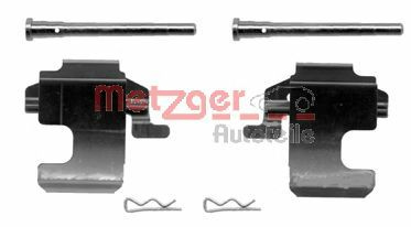 Set accesorii, placute frana FIAT PUNTO (176) (1993 - 1999) METZGER 109-1273 piesa NOUA