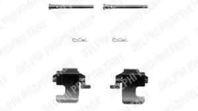 Set accesorii, placute frana FIAT SEICENTO (187) DELPHI LX0270
