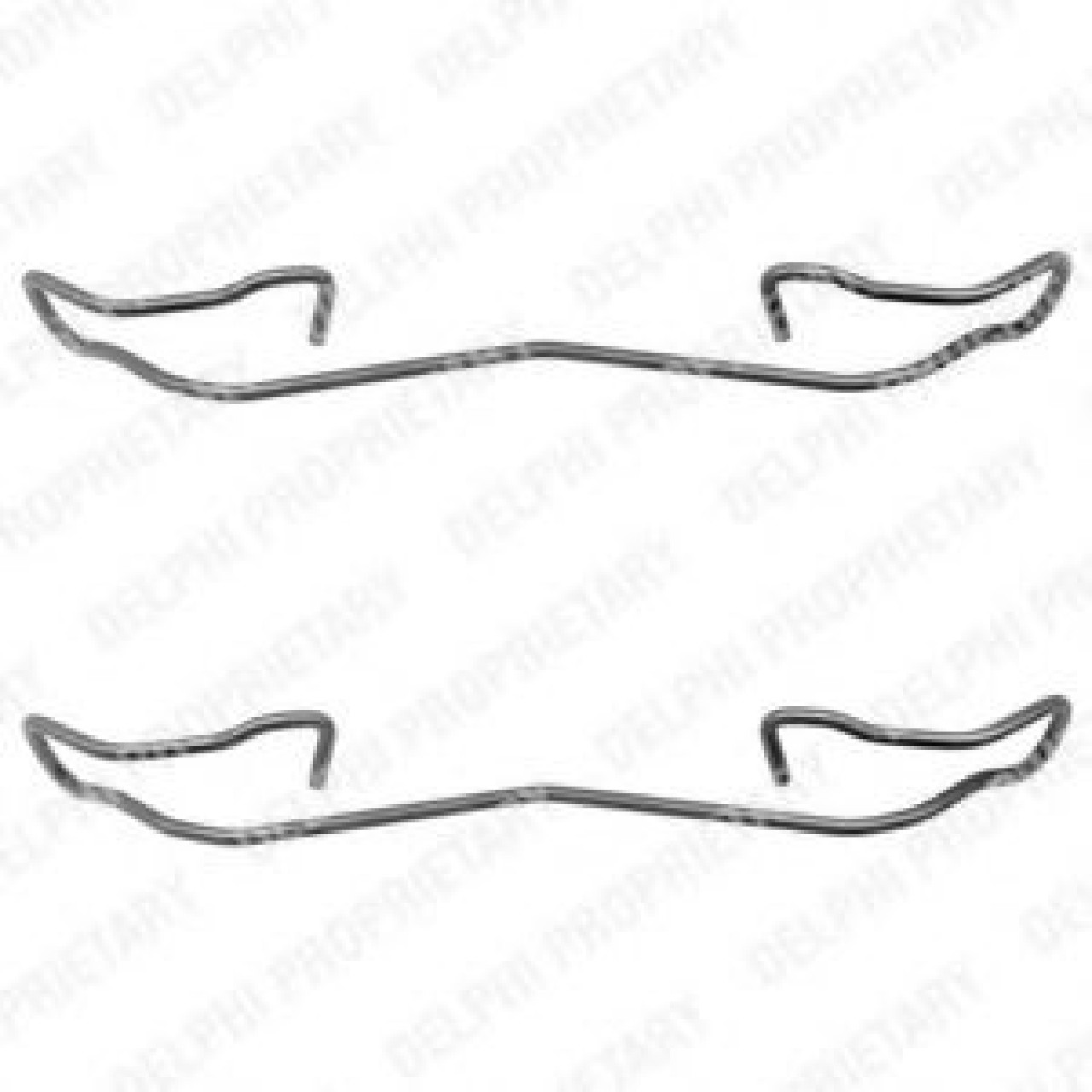 Set accesorii, placute frana FORD FOCUS (DAW, DBW) (1998 - 2007) DELPHI LX0167 piesa NOUA