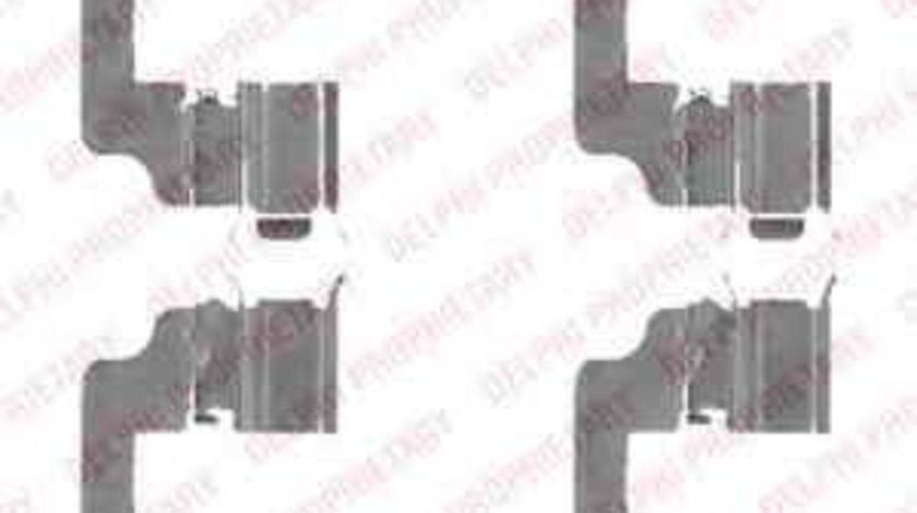 Set accesorii, placute frana HONDA CIVIC VIII limuzina (FD, FA) DELPHI LX0493