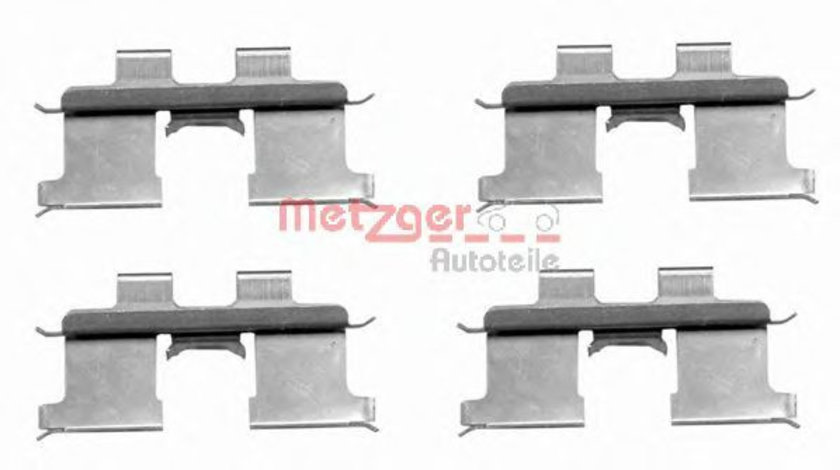 Set accesorii, placute frana HYUNDAI GETZ (TB) (2002 - 2010) METZGER 109-1667 piesa NOUA