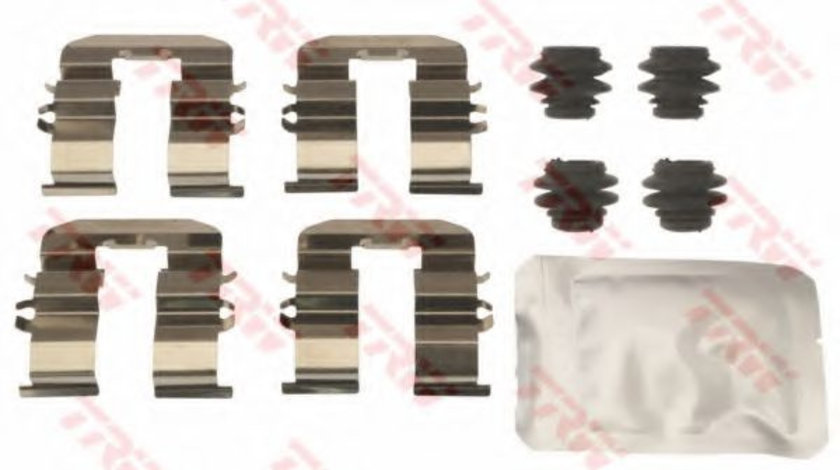 Set accesorii, placute frana HYUNDAI i30 (FD) (2007 - 2011) TRW PFK651 piesa NOUA
