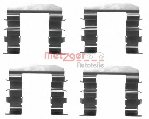 Set accesorii, placute frana HYUNDAI i30 (FD) (2007 - 2011) METZGER 109-1708 piesa NOUA
