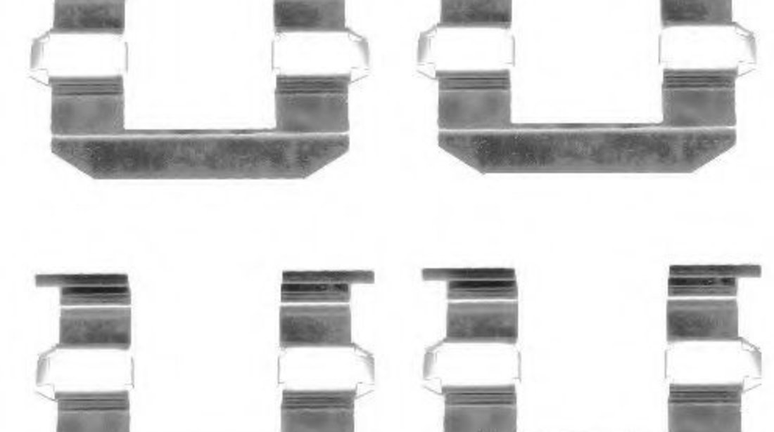 Set accesorii, placute frana HYUNDAI TERRACAN (HP) (2001 - 2006) HELLA PAGID 8DZ 355 203-131 piesa NOUA