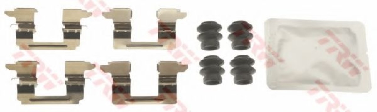 Set accesorii, placute frana INFINITI FX (2002 - 2008) TRW PFK673 piesa NOUA
