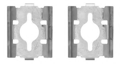Set accesorii, placute frana IVECO DAILY IV autobasculanta (2006 - 2011) HELLA 8DZ 355 203-071 piesa...
