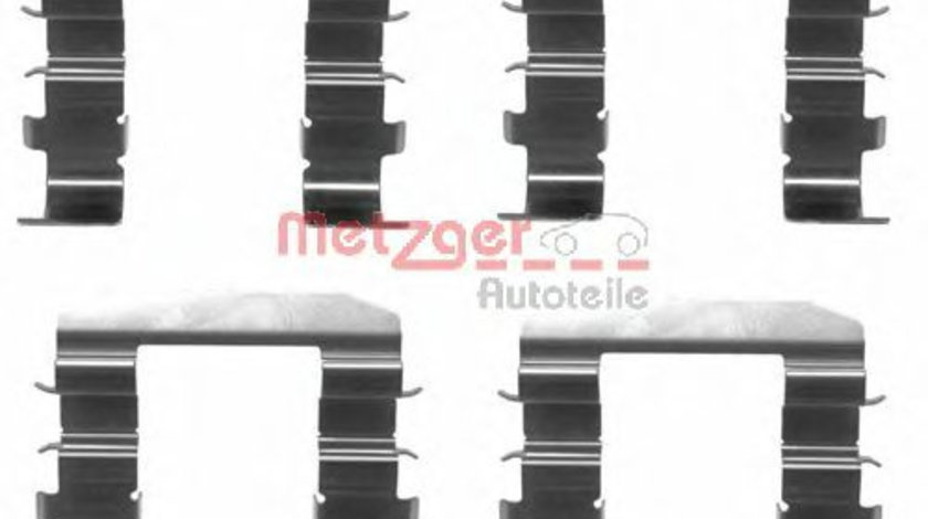 Set accesorii, placute frana KIA CARENS II (FJ) (2002 - 2006) METZGER 109-1708 piesa NOUA