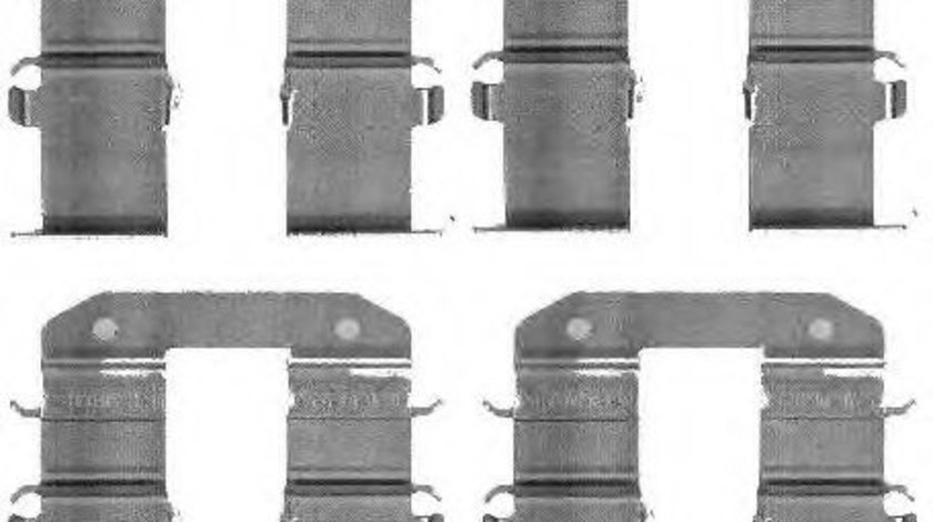 Set accesorii, placute frana KIA CEED Hatchback (ED) (2006 - 2012) TEXTAR 82074000 piesa NOUA