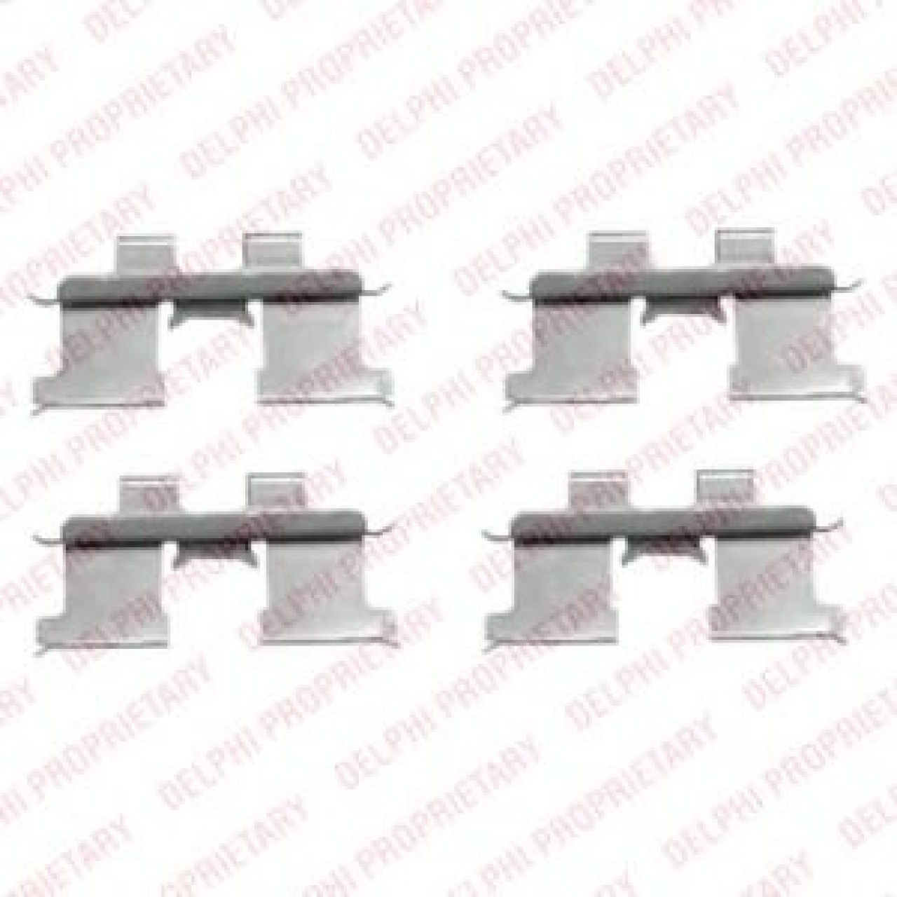 Set accesorii, placute frana KIA MAGENTIS (GD) (2001 - 2005) DELPHI LX0467 piesa NOUA