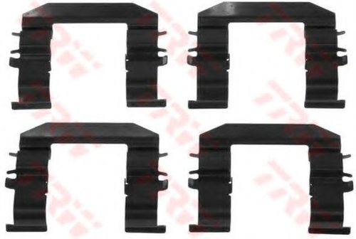 Set accesorii, placute frana KIA SORENTO I (JC) (2002 - 2009) TRW PFK519 piesa NOUA