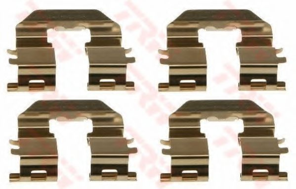 Set accesorii, placute frana KIA SOUL (AM) (2009 - 2013) TRW PFK617 piesa NOUA