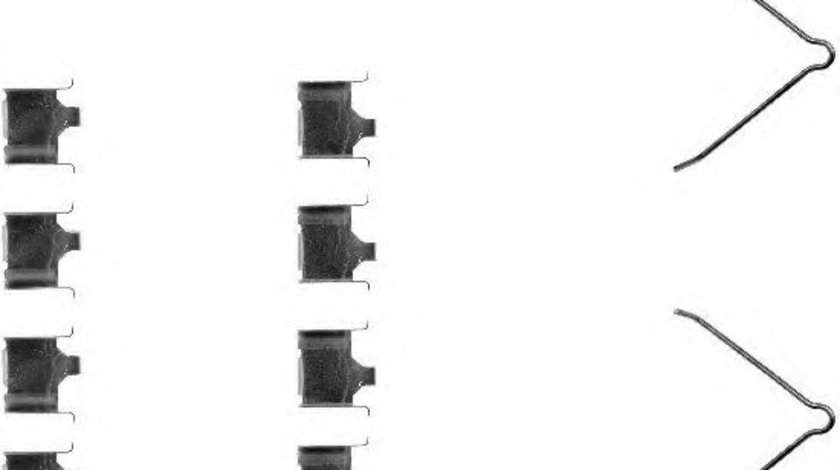 Set accesorii, placute frana MAZDA 6 Combi (GH) (2008 - 2016) TEXTAR 82051500 piesa NOUA