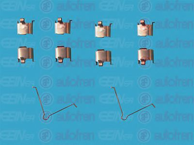 Set accesorii, placute frana MAZDA PREMACY (CP) (1999 - 2005) AUTOFREN SEINSA D42350A piesa NOUA