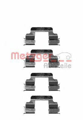 Set accesorii, placute frana MERCEDES C-CLASS T-Model (S203) (2001 - 2007) METZGER 109-1230 piesa NOUA