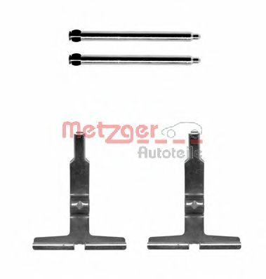 Set accesorii, placute frana MERCEDES C-CLASS T-Model (S203) (2001 - 2007) METZGER 109-1661 piesa NOUA