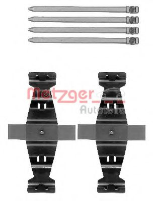 Set accesorii, placute frana MERCEDES E-CLASS T-Model (S212) (2009 - 2016) METZGER 109-1786 piesa NOUA