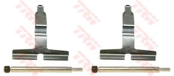 Set accesorii, placute frana MERCEDES E-CLASS (W210) (1995 - 2003) TRW PFK412 piesa NOUA