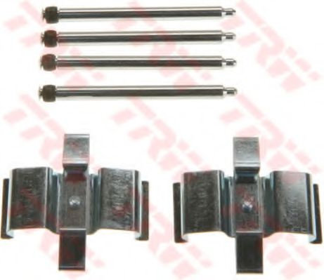 Set accesorii, placute frana MERCEDES E-CLASS (W210) (1995 - 2003) TRW PFK602 piesa NOUA