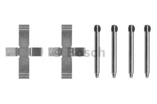 Set accesorii, placute frana MERCEDES E-CLASS Cabriolet (A124) (1993 - 1998) BOSCH 1 987 474 100 pie...