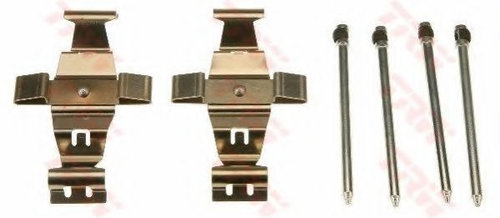 Set accesorii, placute frana MERCEDES S-CLASS Cupe (C216) (2006 - 2013) TRW PFK623 piesa NOUA