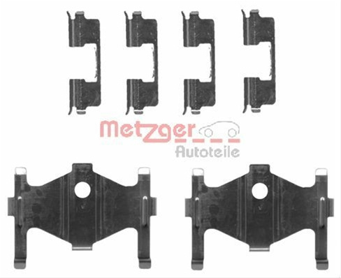 Set Accesorii, Placute Frana Metzger 109-1710