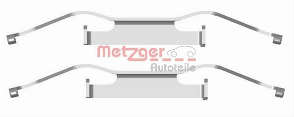 Set Accesorii, Placute Frana Metzger Fiat 109-1680