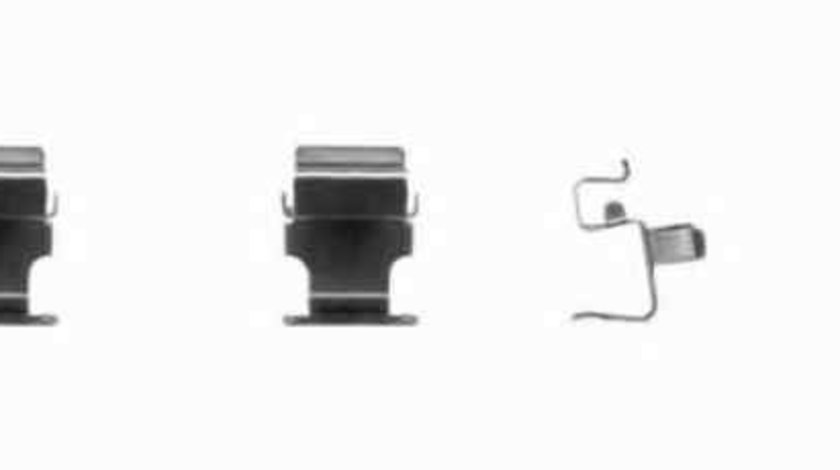 Set accesorii, placute frana MITSUBISHI ASX (GA_W_) TEXTAR 82501800