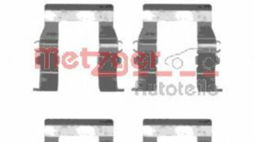 Set accesorii, placute frana MITSUBISHI L 200 (K7, K6) (1996 - 2007) METZGER 109-1194 piesa NOUA