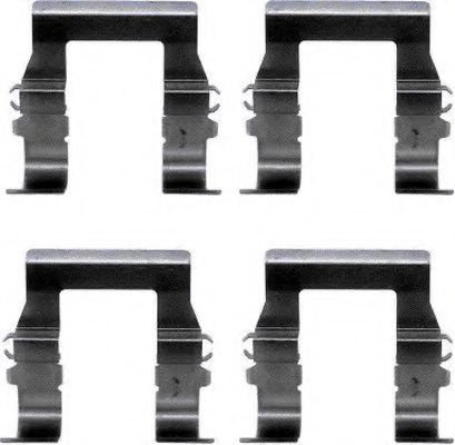 Set accesorii, placute frana MITSUBISHI LANCER VI (CJ-CP) (1995 - 2003) TEXTAR 82032700 piesa NOUA