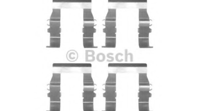 Set accesorii, placute frana MITSUBISHI OUTLANDER I (CU) (2001 - 2006) BOSCH 1 987 474 325 piesa NOUA