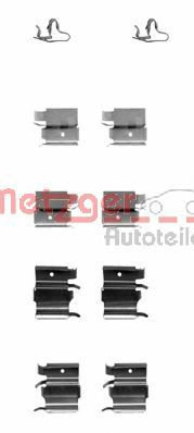 Set accesorii, placute frana MITSUBISHI PAJERO PININ (H6_W, H7_W) (1999 - 2007) METZGER 109-1240 pie...