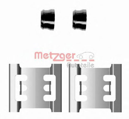 Set accesorii, placute frana NISSAN INTERSTAR bus (X70) (2002 - 2016) METZGER 109-1688 piesa NOUA