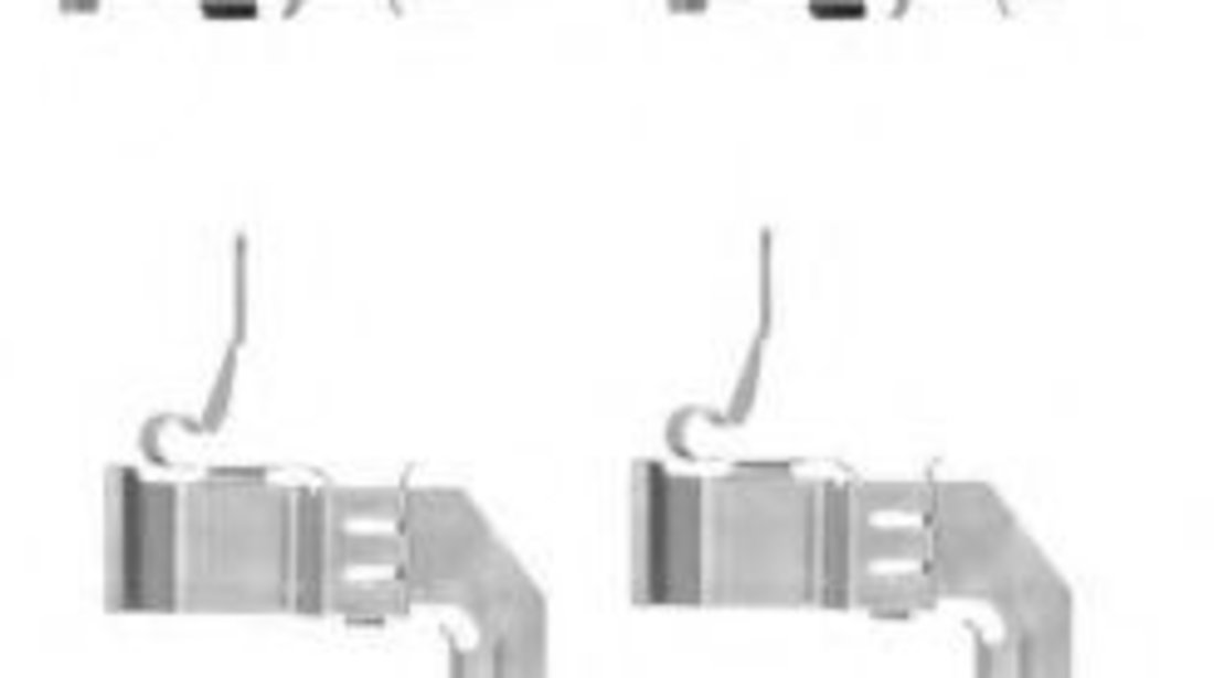 Set accesorii, placute frana NISSAN PATHFINDER III (R51) (2005 - 2012) TEXTAR 82507500 piesa NOUA