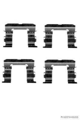 Set accesorii, placute frana NISSAN PICK UP III (D22) (1997 - 2016) HERTH+BUSS JAKOPARTS J3661029 piesa NOUA