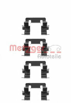 Set accesorii, placute frana NISSAN PRIMERA Break (WP12) (2002 - 2016) METZGER 109-1278 piesa NOUA