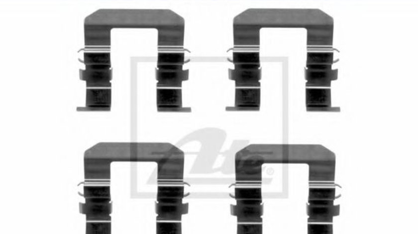 Set accesorii, placute frana OPEL ANTARA (2006 - 2016) ATE 13.0460-0135.2 piesa NOUA